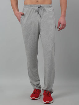 Cantabil - Men Grey Solid Track Pant