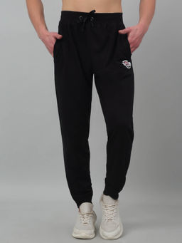 Cantabil - Men Navy Blue Solid Jogger
