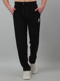 Cantabil - Men Black Solid Track Pant