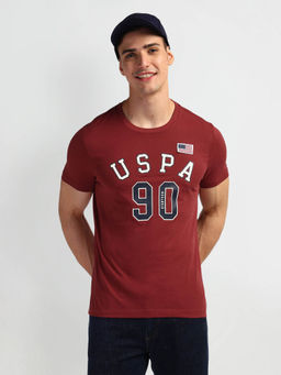 U.S. Polo Assn. Denim Co. - Red Brand Graphic Slim Fit T-Shirt