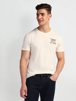 U.S. Polo Assn. Denim Co. - White Brand Graphic Slim Fit T-Shirt