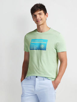 U.S. Polo Assn. Denim Co. - Green Brand Graphic Slim Fit T-Shirt