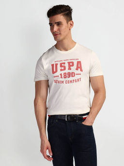 U.S. Polo Assn. Denim Co. - White Brand Graphic Slim Fit T-Shirt