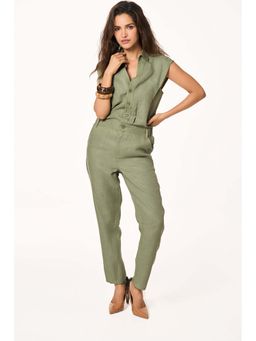 TERRA LUNA - Ember Green Jumpsuit