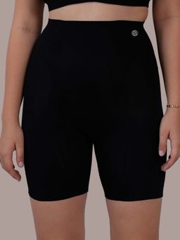SOIE - Women Seamless High Waist Compression Shaper Shorts with Tummy, Hip & Thigh Control