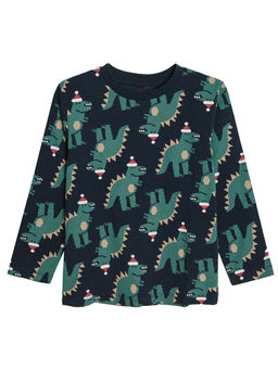 COOL CLUB - Smyk Boy Navy Blue Knitted T-Shirts