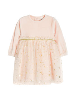 COOL CLUB - Smyk Girl Creamy Printed Dresses