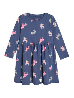 COOL CLUB - Smyk Girl Navy Blue Knitted Dresses