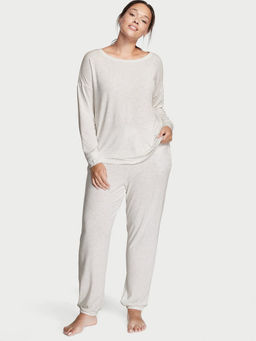 Victoria's Secret - Women Grey Modal T-Shirt with Joggers (Set of 2)