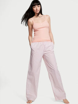 Victoria's Secret - Women Multi-Color Cotton Cami Top with Pyjama (Set of 2)