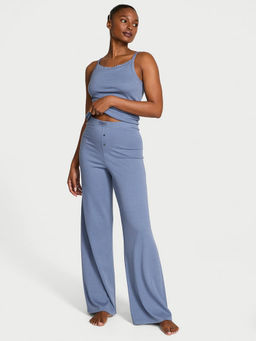 Victoria's Secret - Women Blue Pointelle Modal Cami Top with Pyjama (Set of 2)