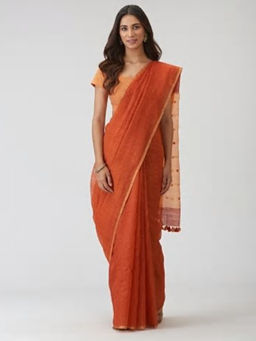 Fabindia - Silk Woven Jamdani Sari