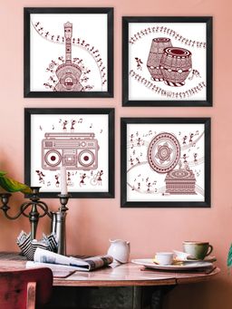Indigifts - Home Wall Decorations Items Music Lover Artistic Print Poster Frames ,Home Décor