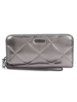 Guess - Khatia Slg Large Zip Around Grey Wallets