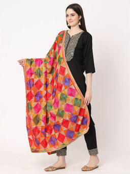 Moda Chales - Phulkari Multicolour Bagh Dupatta