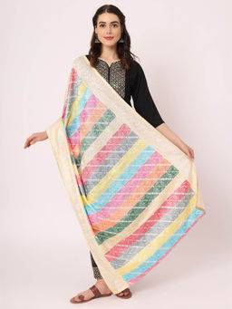 Moda Chales - Pastel Colours Embroidery Phulkari Dupatta