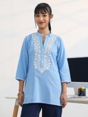 Blue color option, Currently selected