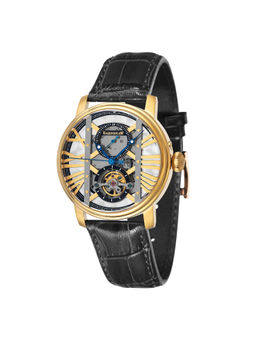 Earnshaw - Westminster Automatic Dual Time Gold Round Dial Mens Watch - ES-8095-02 (M)