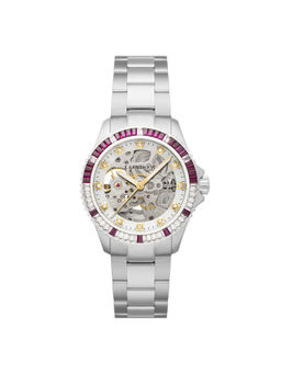 Earnshaw - Ladies Martineau Crystals Automatic Skeleton MOP Dial Womens Watch - ES-8275-11 (M)