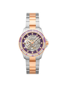 Earnshaw - Ladies Martineau Automatic Purple Round Dial Womens Watch - ES-8275-55 (M)