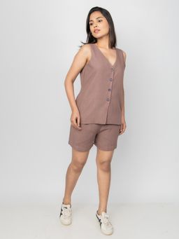 PRET PITAARA - Rosewood Short Set
