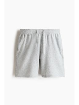 H&M - Men Grey Relaxed Fit Waffled Shorts