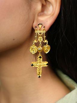 Theater - Great Goethe's Prayers Drop Earrings