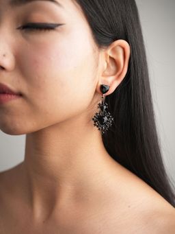 Theater - Katya Black Drop Earrings