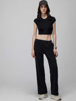 Cava Athleisure - Black Relaxed Wide Leg Pants