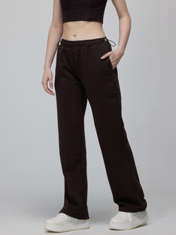 Cava Athleisure - Brown Relaxed Wide Leg Pants
