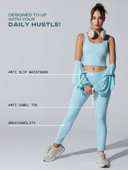 Cava Athleisure - Cyan Elevate 24/7 Seamless Leggings
