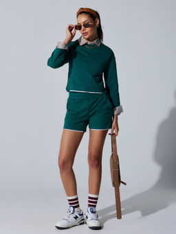 Cava Athleisure - Green Zen Feel Shorts