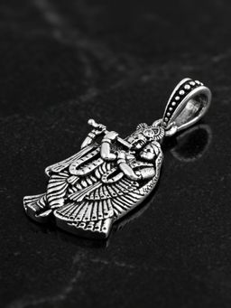 TOUCH925 - Pure 925 Silver Radha Krishna Divine Unisex Pendant