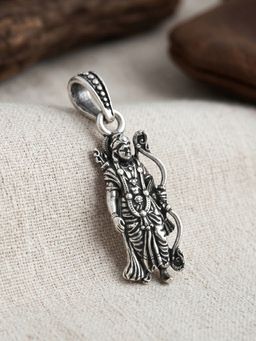 TOUCH925 - Pure 925 Silver Lord Ram Archer Pendant for Men and Women