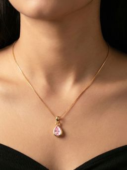 TOUCH925 - Pure 925 Silver October Birthstone Necklace for Women