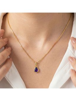 TOUCH925 - Pure 925 Silver February Birthstone Necklace for Women