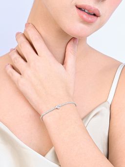 TOUCH925 - Pure 925 Silver Dazzling Tennis Bracelet For Women