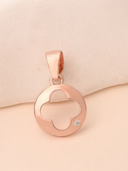 TOUCH925 - Pure 925 Silver Minimal Clover Silver Pendant for Women