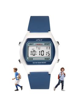 Spiky - Unique Square Blue Multi Functional Sports Digital Watch (SPKEVA25_C2_BLU) (M)
