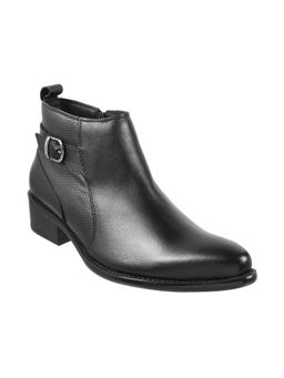 Metro - Men Leather Black Boots