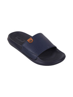 Metro - Men Synthetic Blue Stylish Sliders