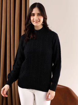KOTTY - Black Women Premium Knit Sweater