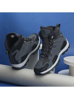 NEW LIMITS - Men Grey Trekking and Hiking Shoes