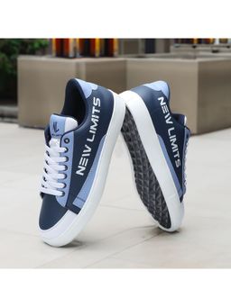 NEW LIMITS - Navy Blue SHARP New-age Sneakers For Men