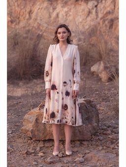 AFRIYA - Serene Garden Midi Dress