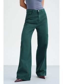 FREAKINS - Emerald Blaze Wide Fit Jeans