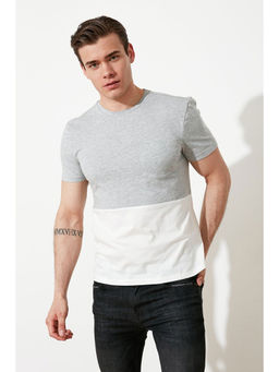 Trendyol - Man Grey T-Shirt