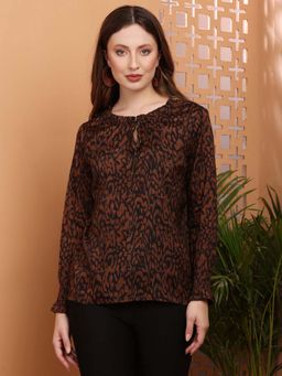 DEBONATELLA - Animal Print Top
