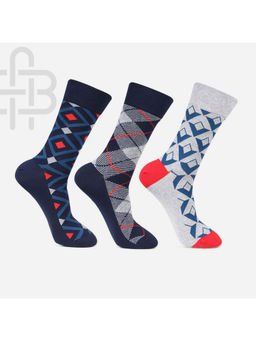 Bonjour - Mens Formal Office Socks (Pack of 3)