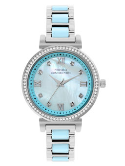 French Connection - Blue Dial Analog Watch for Women (FCB13USM)